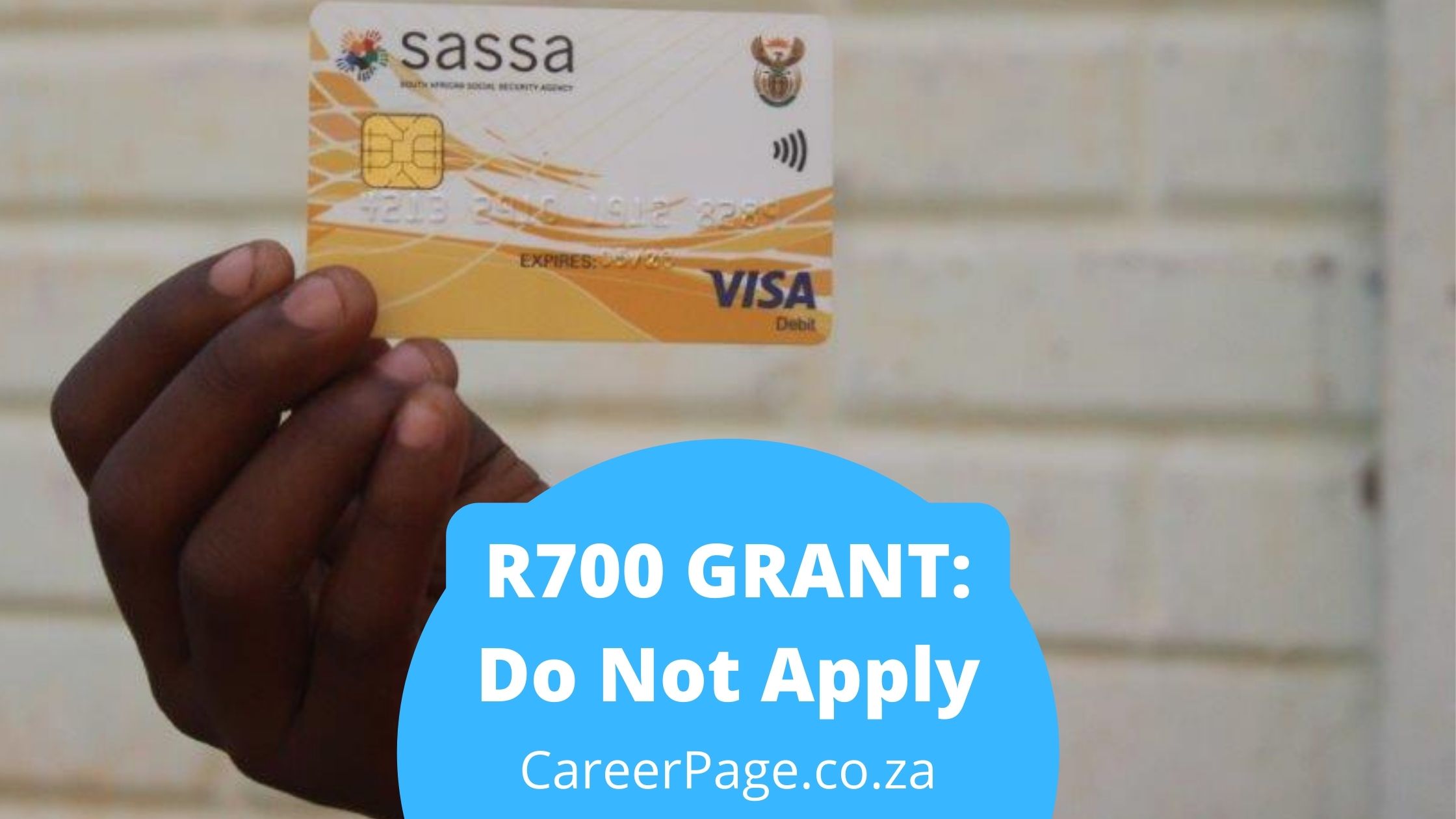 Sassa R700 GRANT Do Not Apply