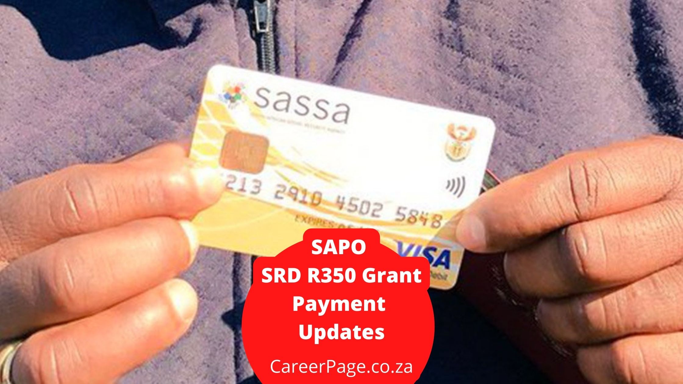 SAPO SRD R350 Grant Payment Updates