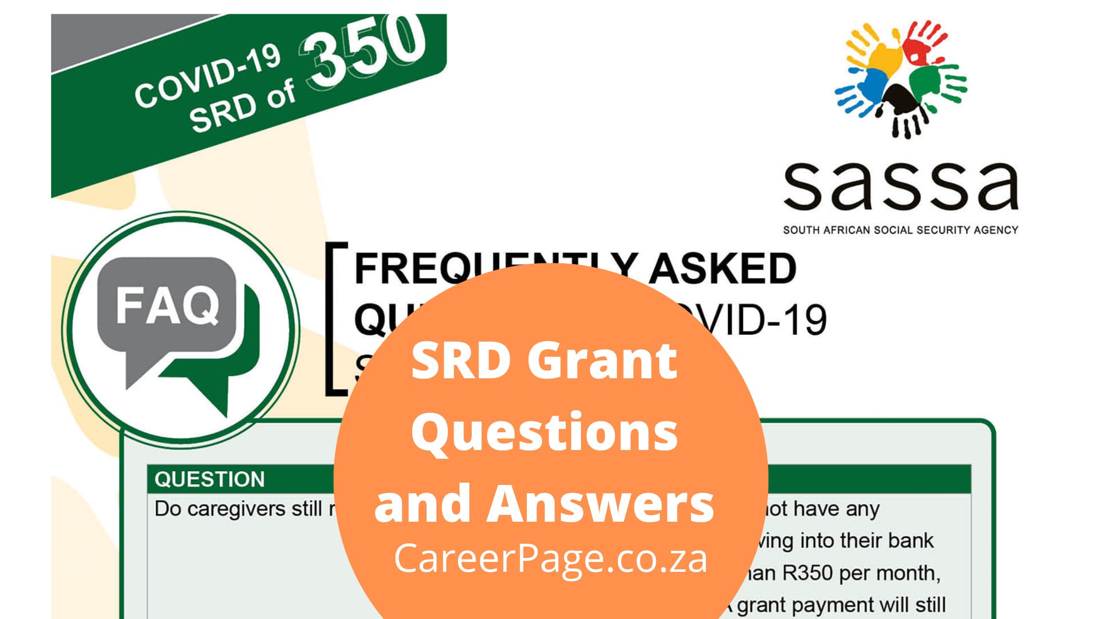SRD Grant Questions and Answers