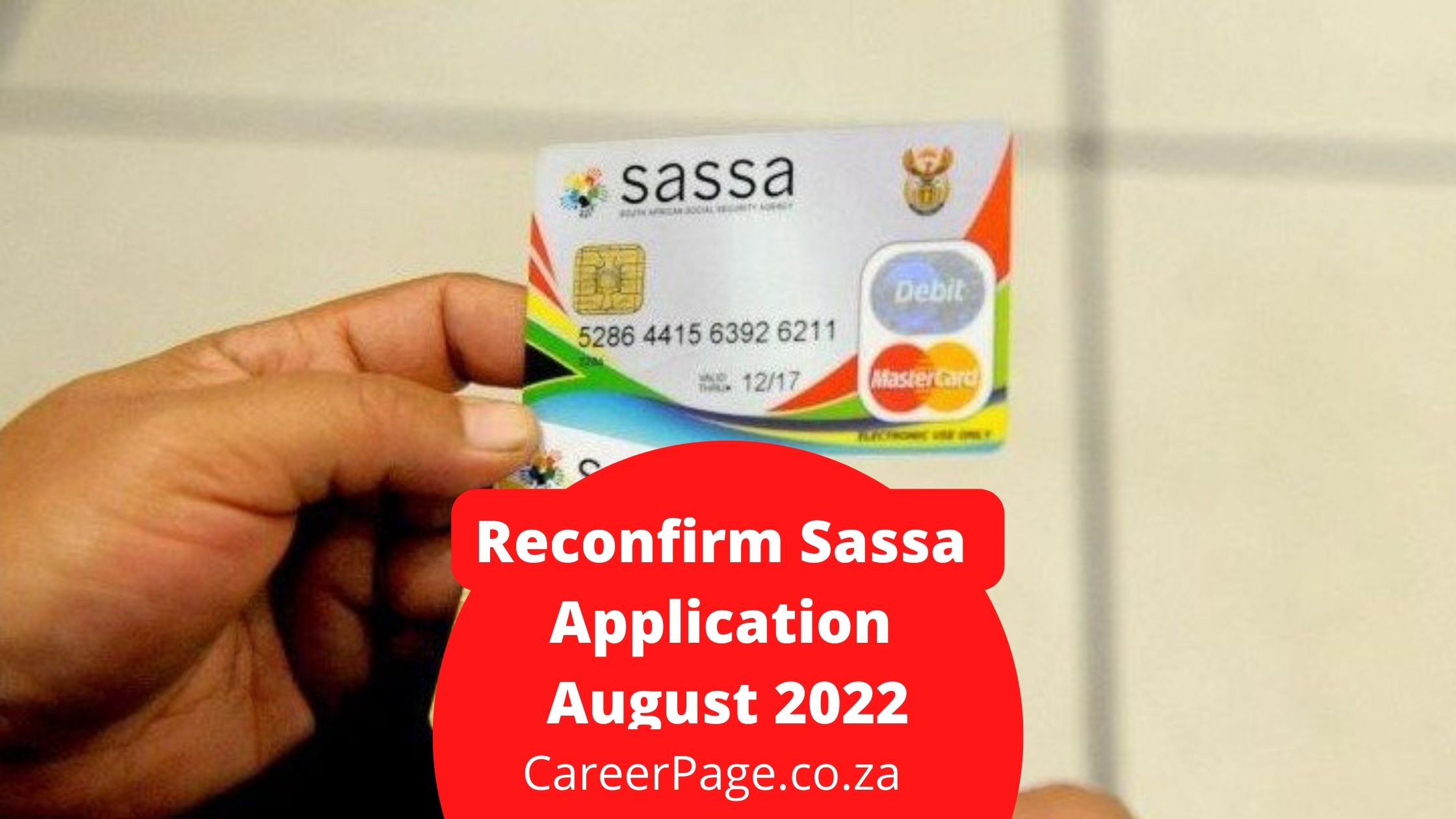 Reconfirm Sassa Application August 2022