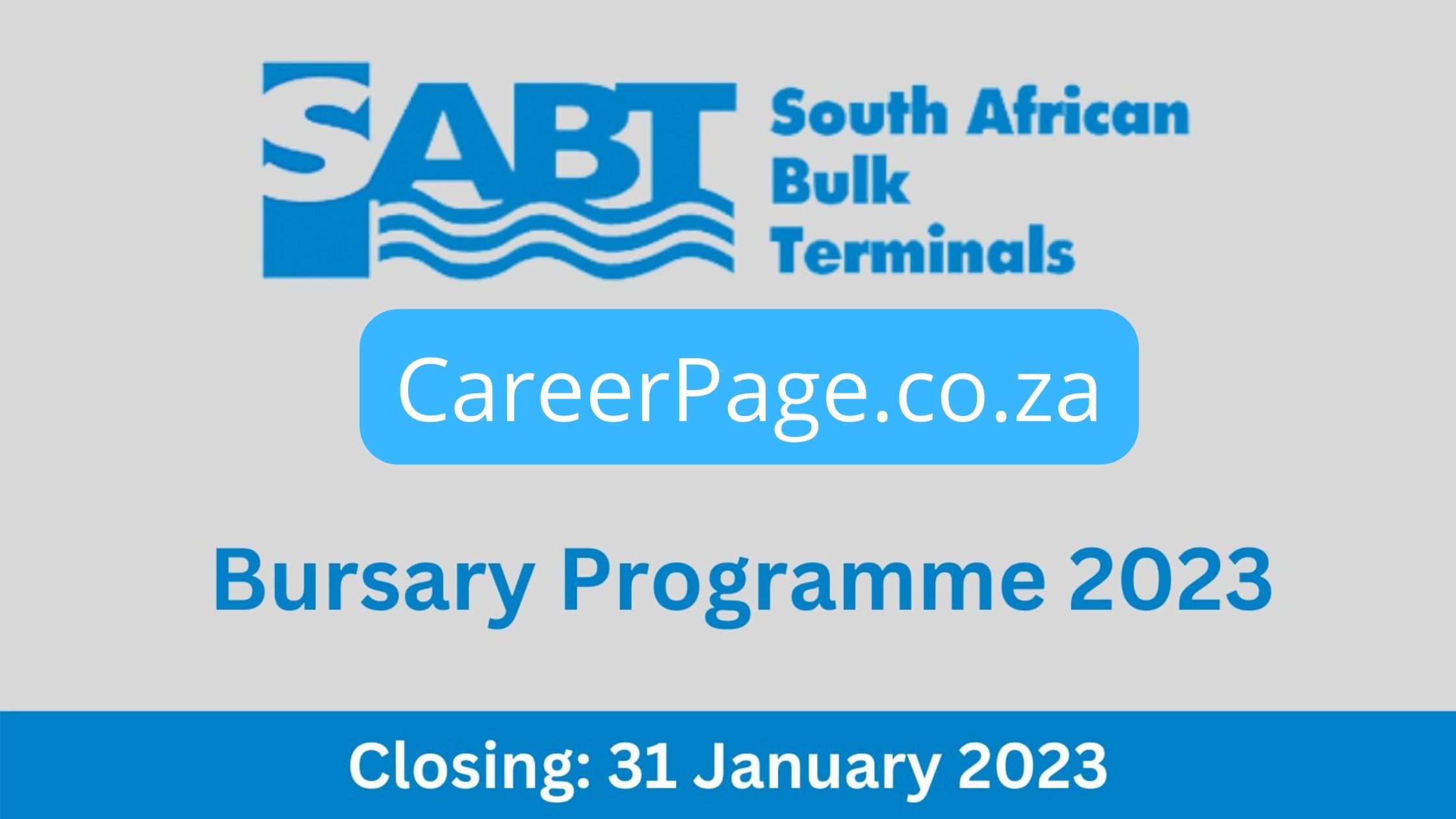South African Bulk Terminals Bursary