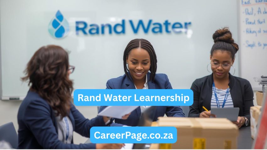 Rand Water Learnership for 2025 to 2026