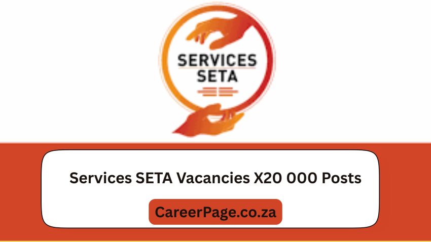 Services SETA Vacancies X20 000 Posts